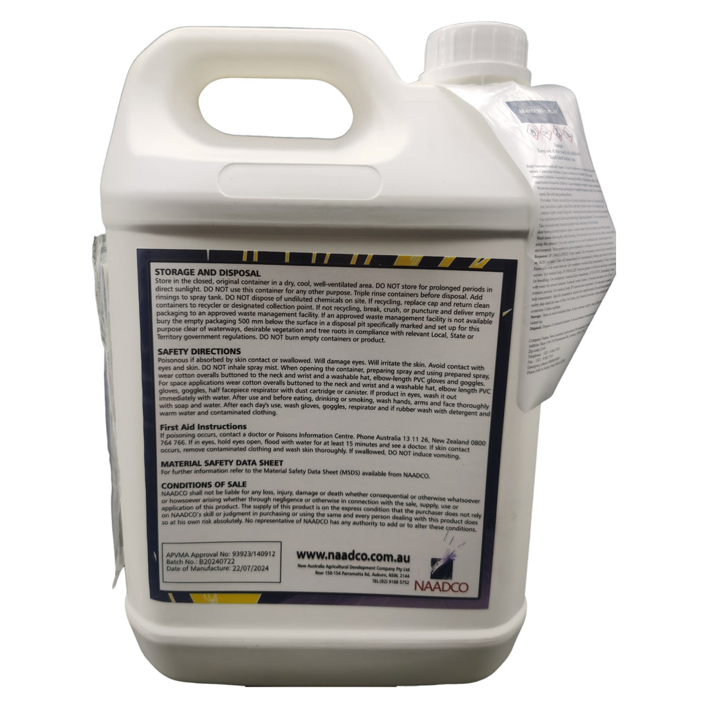 NAADCO Abamectin 18g/L Insecticide/Miticide 5L – view 2