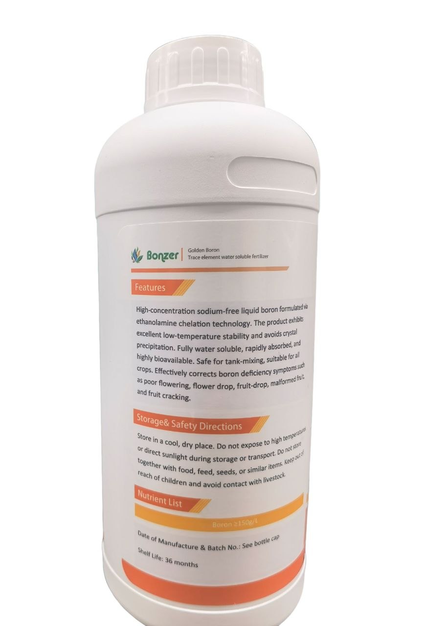 Bonzer Golden Boron Chelated Liquid Fertiliser 1kg