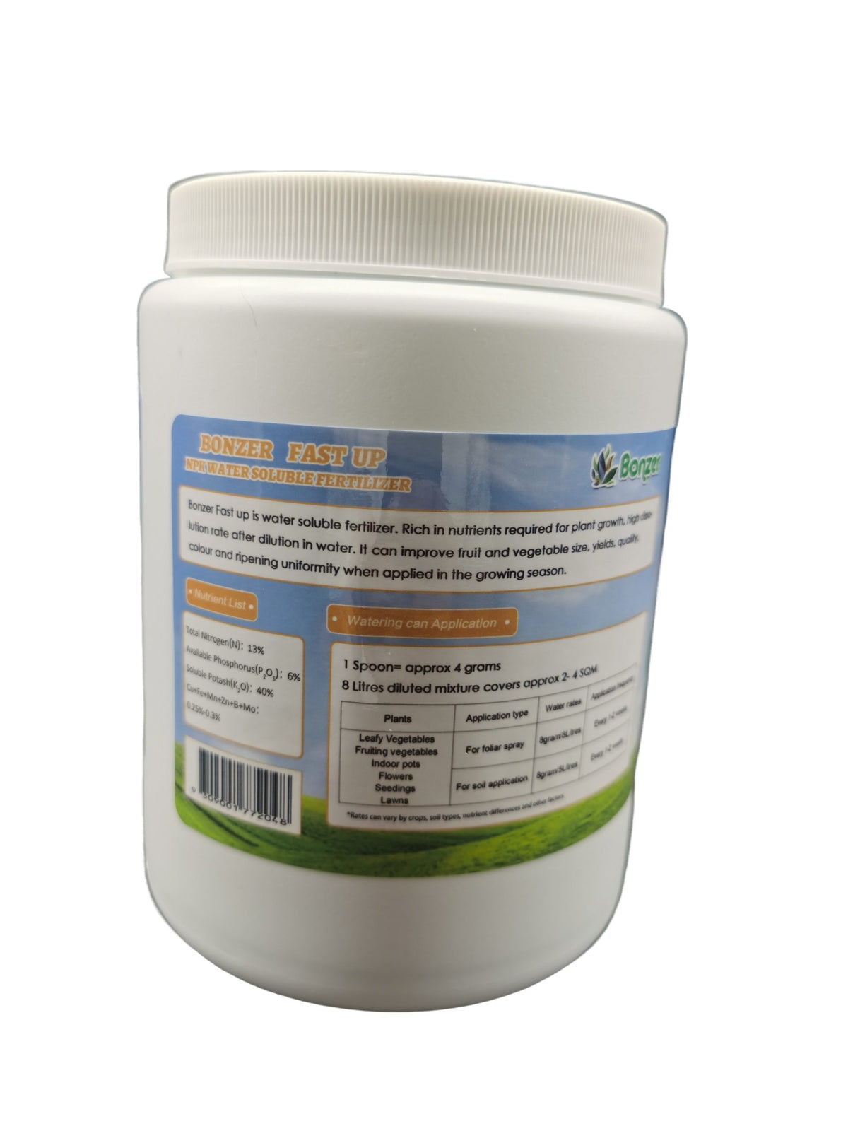 Bonzer High Potassium Water Soluble Fertiliser 13-6-40+TE 1kg – view 4