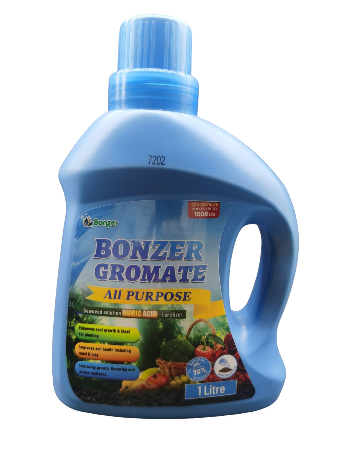 Bonzer Gromate Seaweed Liquid Fertiliser with Humic Acid 1L