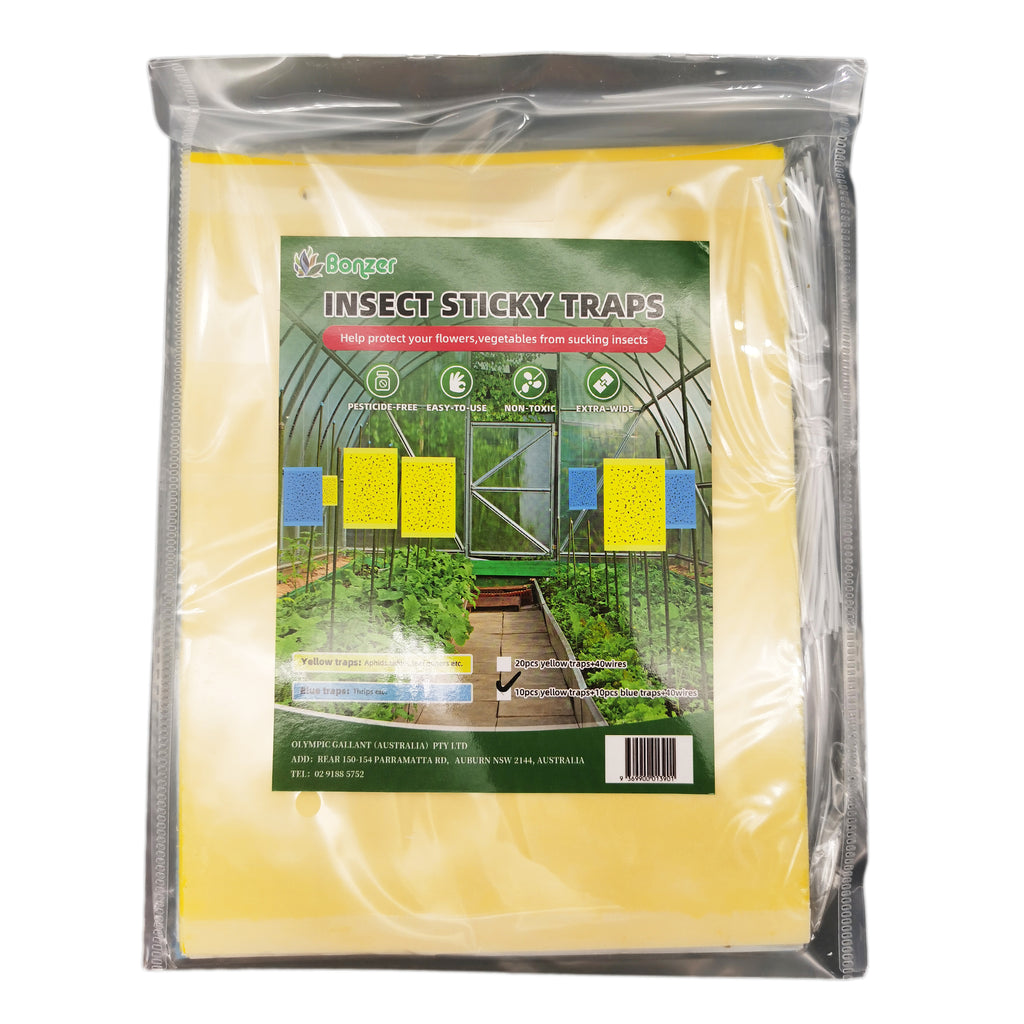 Bonzer Insect Sticky Traps 20 x 25cm (20 Pack) – view 3