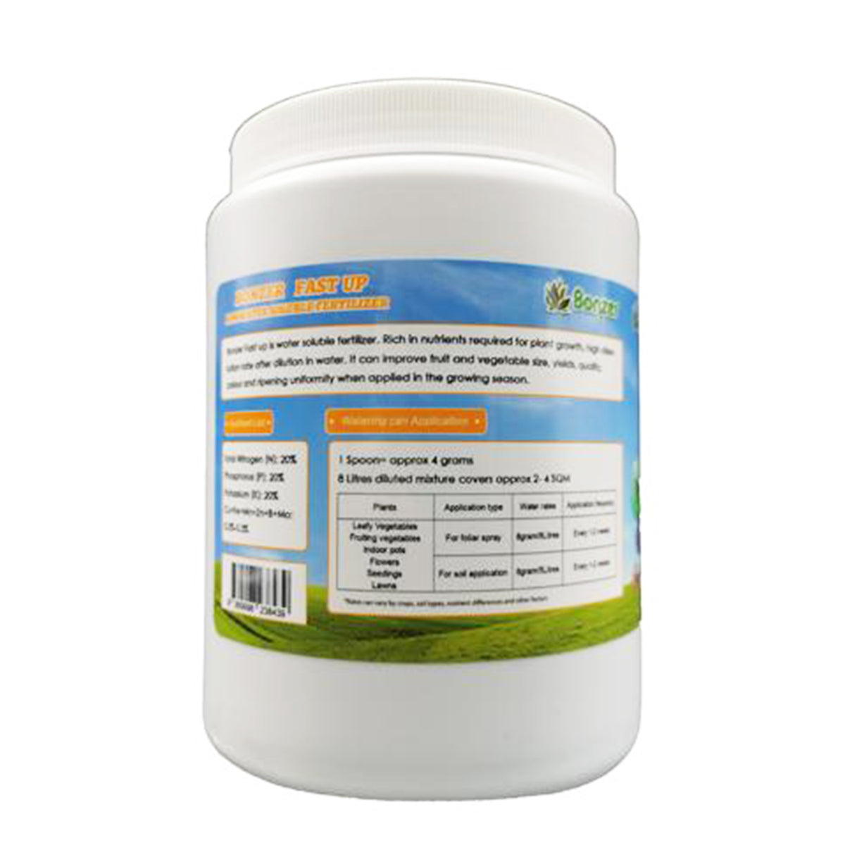 Bonzer Fast Up Water Soluble Fertiliser 20-20-20+TE 1kg – view 3
